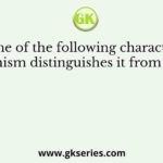 Which one of the following characteristics of Buddhism distinguishes it from Jainism