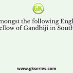 Who amongst the following Englishmen was a fellow of Gandhiji in South Africa?
