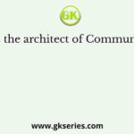Who was the architect of Communal Award?
