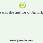 Who was the author of Amarkosha?