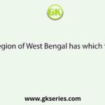 ‘Gangani’ region of West Bengal has which type of soil’?