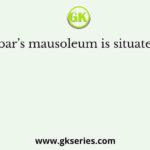 Akbar’s mausoleum is situated at