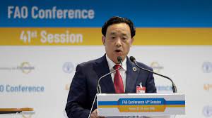 China’s Qu-Dongyu re-elected unopposed as head of FAO