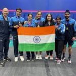 Indian wins Gold and Bronze medals at the Asian Squash Mixed Doubles 2023