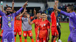 India's national men's football team reached the 100th spot in the FIFA world rankings.