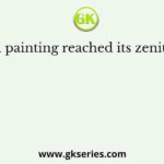 Mughal painting reached its zenith under