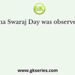 Purna Swaraj Day was observed on