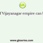 Ruins of Vijayanagar empire can be seen at