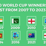 T20 World Cup Winners List from 2007 to 2023 (Updated)