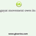 The Lingayat movement owes its origin to