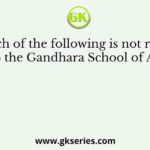 Which of the following is not related to the Gandhara School of Art?