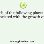 Which of the following places is not associated with the growth of art?