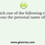 Which one of the following edicts mentions the personal name of Asoka?