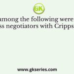 Who among the following were official Congress negotiators with Cripps Mission?