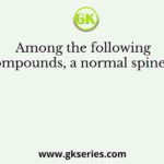 Among the following compounds, a normal spinel is