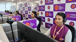 India’s first AU bank to provide 24x7 video banking service.