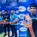 Mohit Kumar, representing India, emerged victorious in the men's 61 kg freestyle category