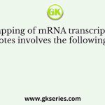 5' capping of mRNA transcripts in eukaryotes involves the following events: