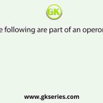 All of the following are part of an operon except