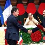Dhaka, Paris sign bilateral instruments on infrastructure, satellite system