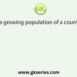 In a growing population of a country,
