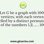 Let G be a graph with 100! vertices, with each vertex labelled by a distinct permutation of the numbers 1,2, … , 100
