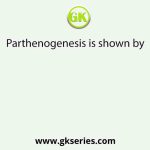 Parthenogenesis is shown by