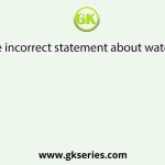 Which is the incorrect statement about water hyacinth?