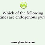 Which of the following cytokines are endogenous pyrogens?