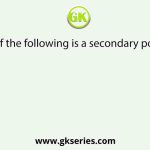 Which of the following is a secondary pollutant?