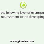 Which of the following layer of microsporangium provides nourishment to the developing anther?