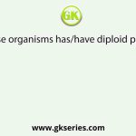 Which of these organisms has/have diploid parental body?