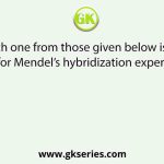 Which one from those given below is the period for Mendel’s hybridization experiments?