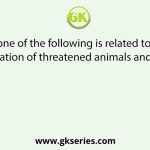 Which one of the following is related to ex situ conservation of threatened animals and plants?