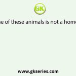 Which one of these animals is not a homeotherm?