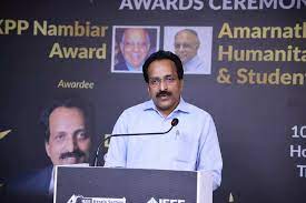 K.P.P. Nambiar Award for ISRO Chairman S. Somanath