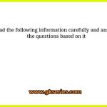 Read the following information carefully and answer the questions based on it