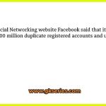 Social Networking website Facebook said that it had over 100 million duplicate registered accounts and user base