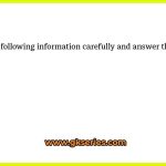 Study the following information carefully and answer the following