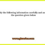 Study the following information carefully and answer the question given below
