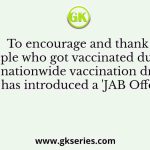 To encourage and thank people who got vaccinated during the nationwide vaccination drive, PVR has introduced a 'JAB Offer' for