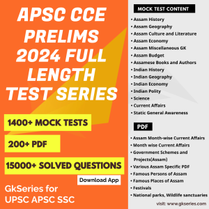 apsc cce prelims 2024 test series