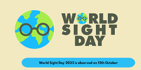World Sight Day 2023 is observed on 12th October