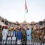 Nitin Gadkari inaugurated 418-feet national flag at Attari-Wagah border