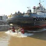 Indian Navy Launches 25T Bollard Pull Tug ‘MAHABALI’ In Gujarat