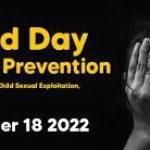 World Day for the Prevention of and Healing from Child Sexual Exploitation