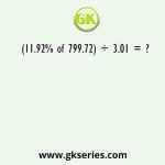 (11.92% of 799.72) ÷ 3.01 = ?