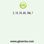 2, 14, 34, 64, 106, ?