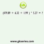 (479.89 ÷ 6.32 ÷ 1.99 ) * 5.27 = ?