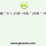 √480 * ?2 = (17.89 ÷4.95) * (19.98 * √9800)